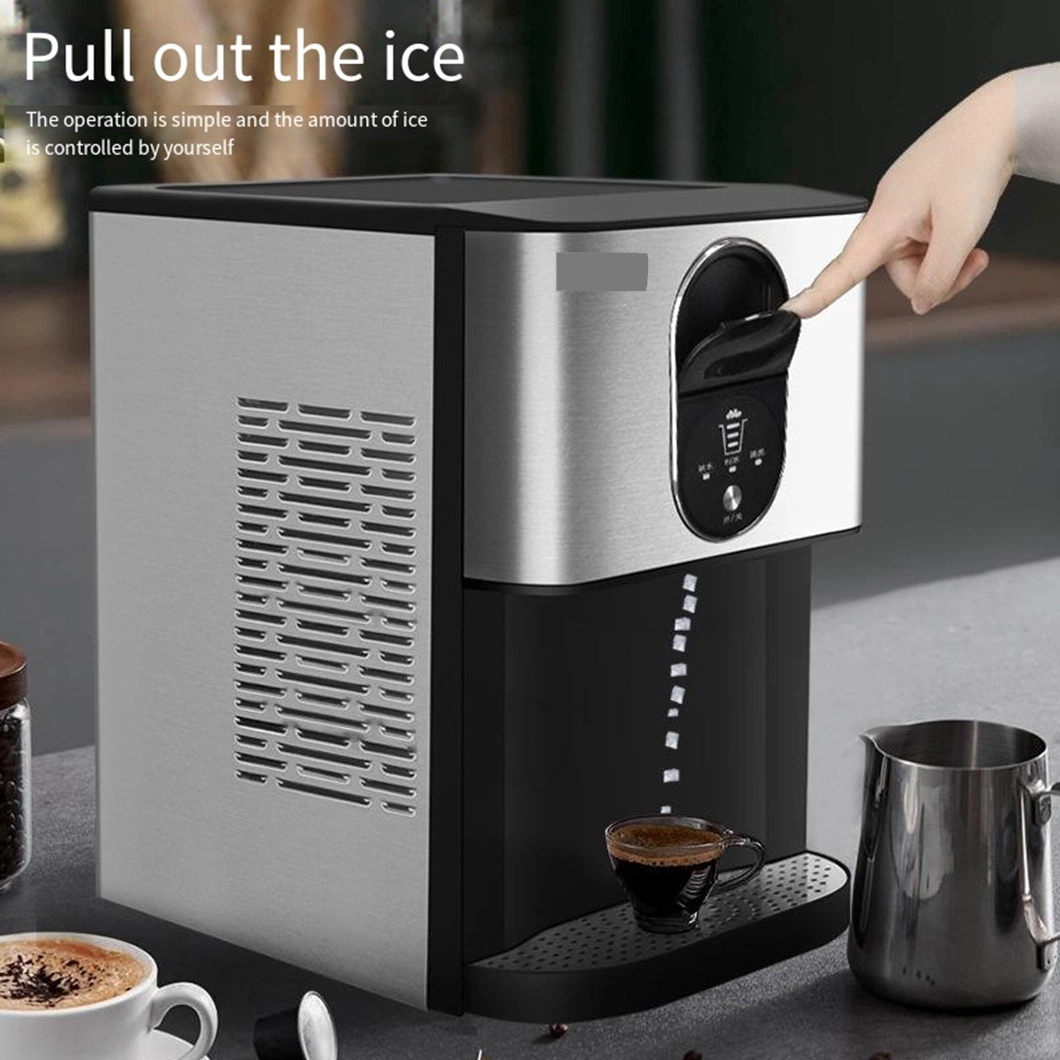 Commercial Automatic Nugget Ice Maker Ice Dispenser for Professional Coffee Shop